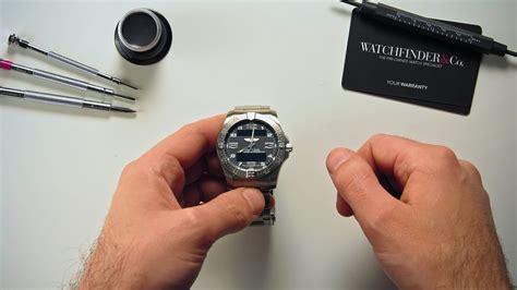 breitling aerospace manual|how to set breitling aerospace.